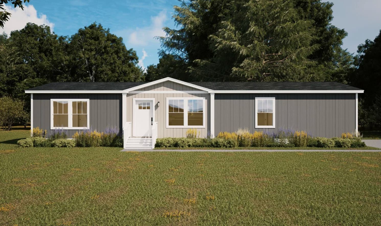 Forte hero, elevation, and exterior home features