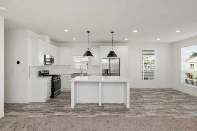 Brand-new clayton 3br/2ba beauty with front porch & hill views in the cliffs 55+  home features
