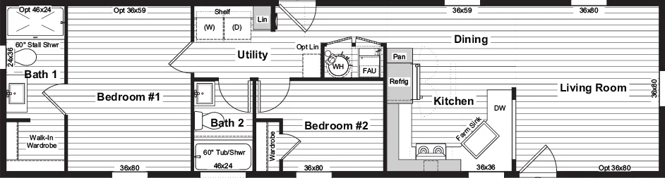 Private oasis on corner lot in the village green 55+ floor plan home features