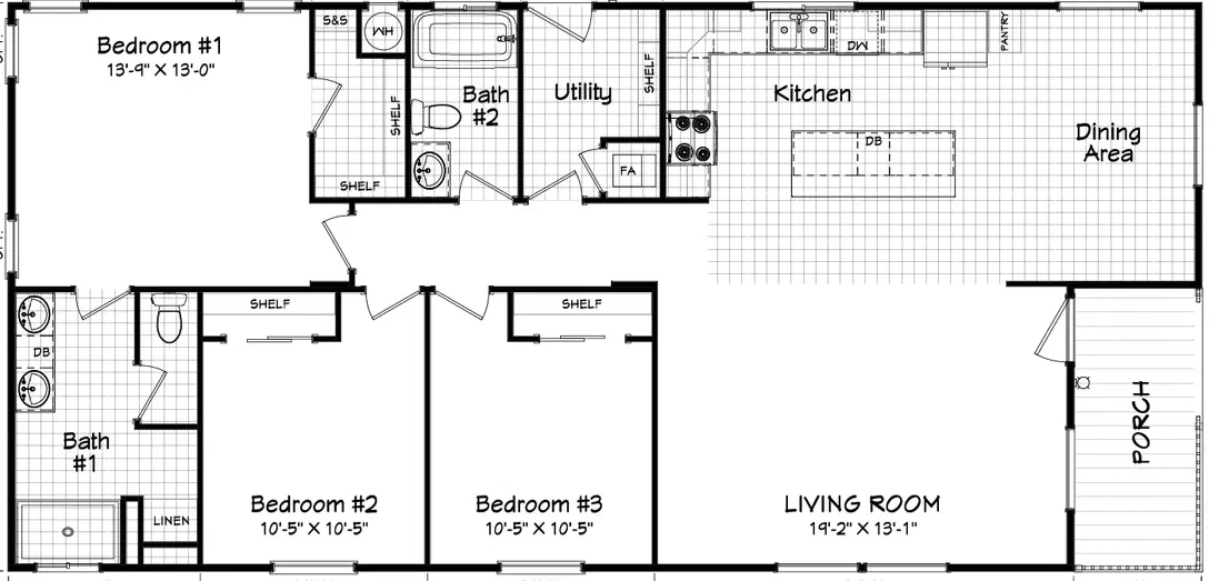 Spacious new living in poway! floor plan home features