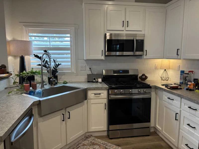 Private oasis on corner lot in the village green 55+  home features
