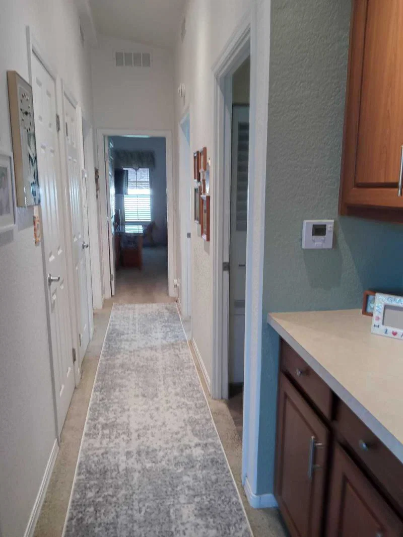 Beautiful corner lot in the woods  home features
